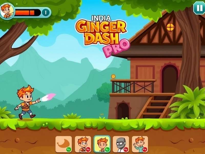 India Ginger Dash Pro gameplay screenshot